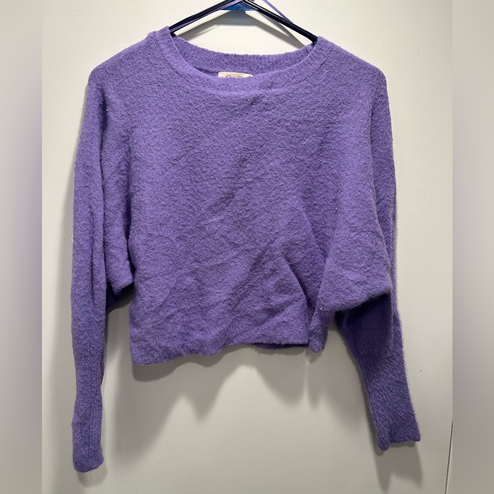 Lilac XS Jessica Simpson cropped sweater